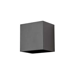Evie Udendørs Aplique De Pared Dark Grey/Clear - Lucande