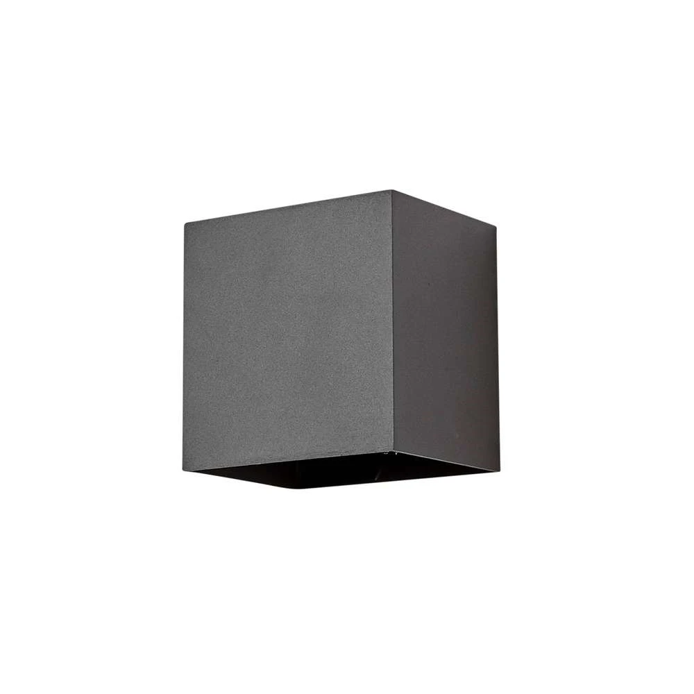Evie Udendørs Aplique De Pared Dark Grey/Clear - Lucande