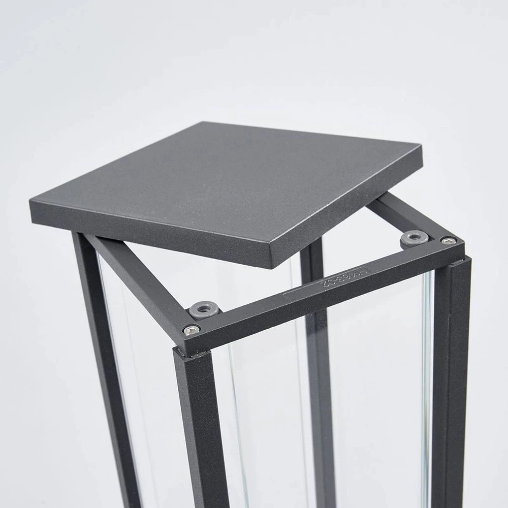 Annalea Lámpara Exterior/Jardín H50 Dark Grey/Clear - Lucande - Imagen 3