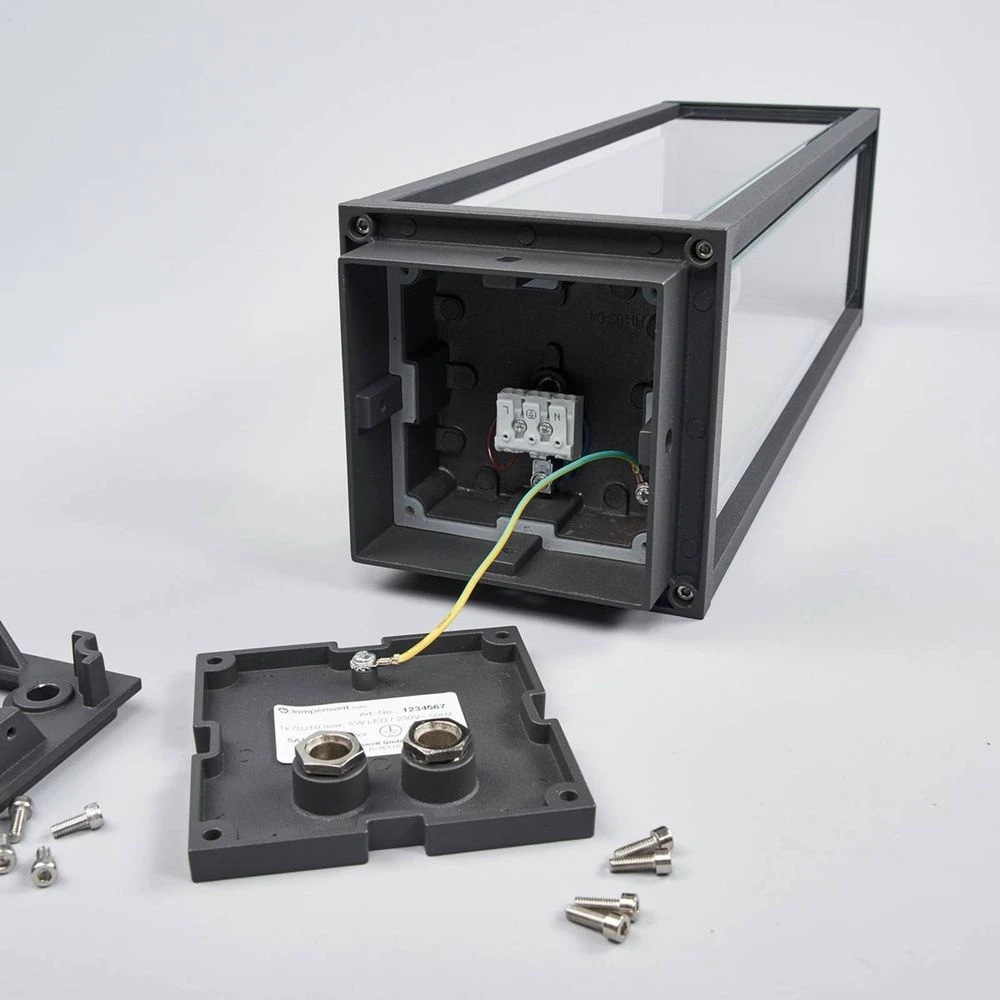 Annalea Lámpara Exterior/Jardín H50 Dark Grey/Clear - Lucande - Imagen 6