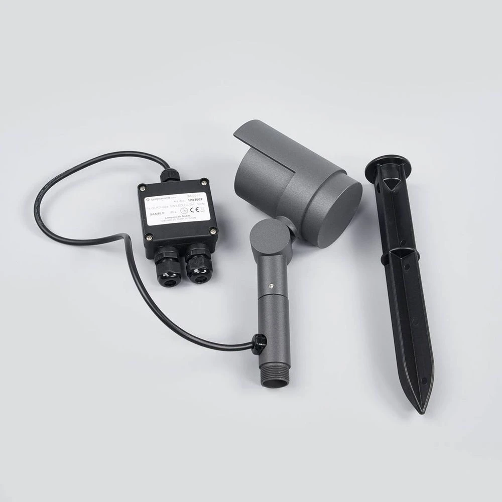 Beatrix Spike Empotrable Exteriores IP65 Dark Grey - Lucande - Imagen 2