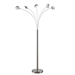 Catriona Lámpara De Pie Nickel - Lucande