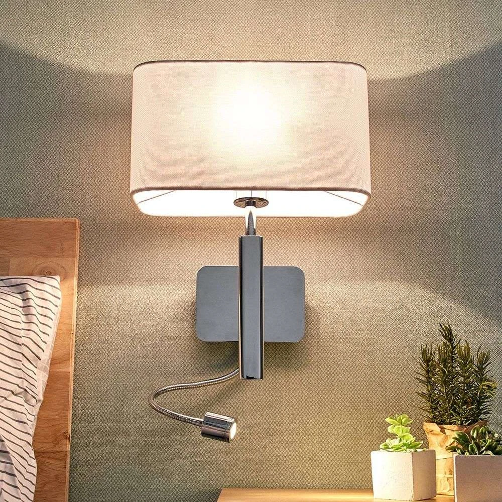 Jettka Aplique De Pared White/Chrome - Lucande - Imagen 5