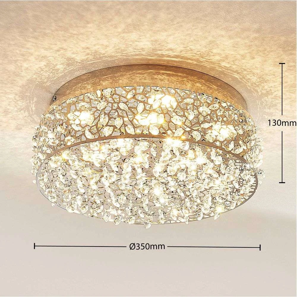 Felias Lámpara De Techo Chrome/Clear - Lucande - Imagen 2