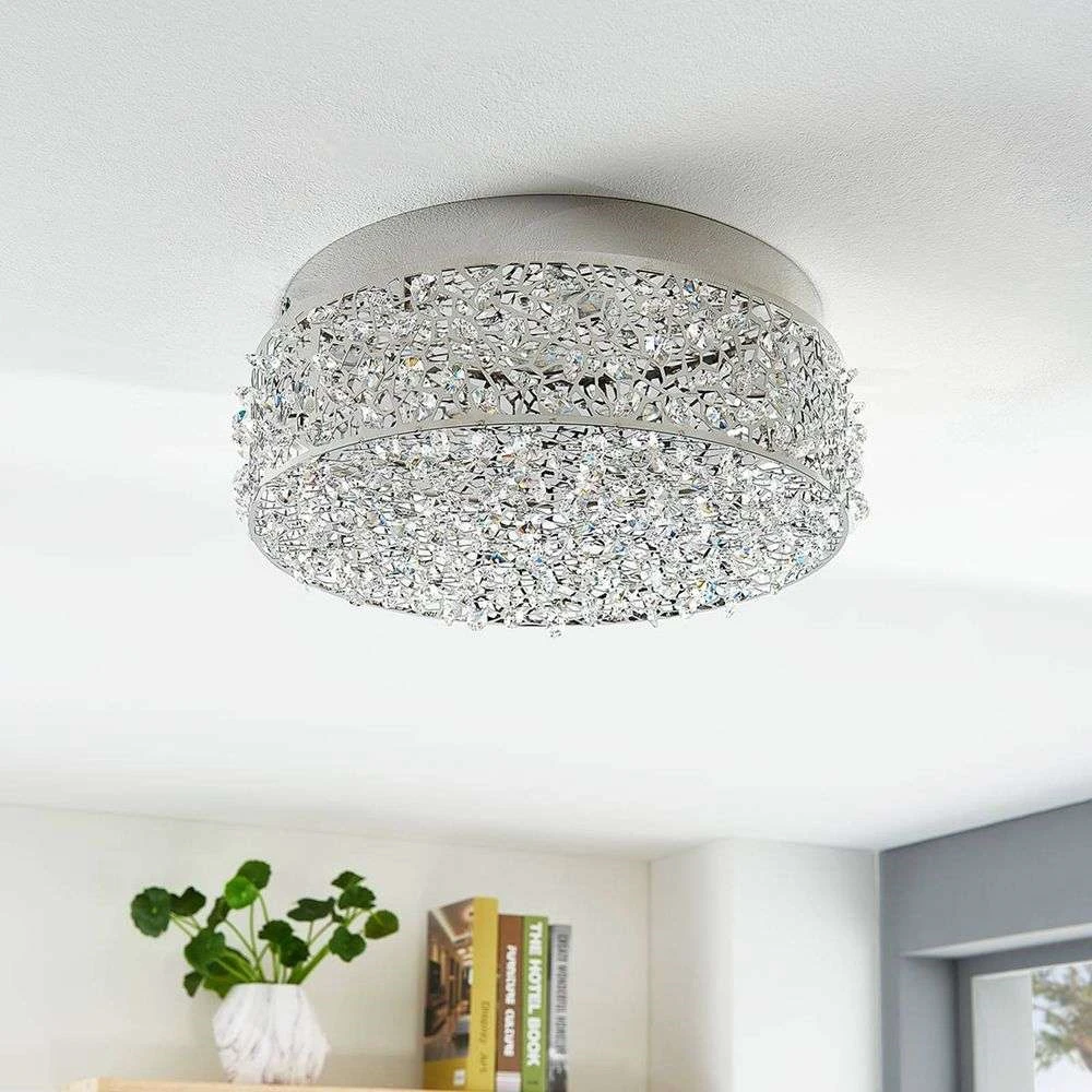 Felias Lámpara De Techo Chrome/Clear - Lucande - Imagen 3