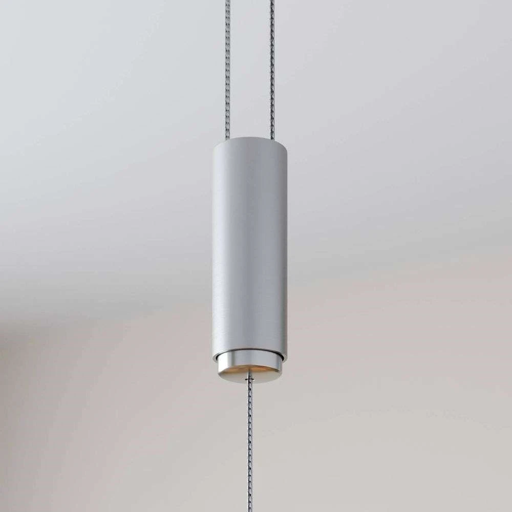 Arnik Lámpara Colgante L180 Nickel - Lucande - Imagen 5