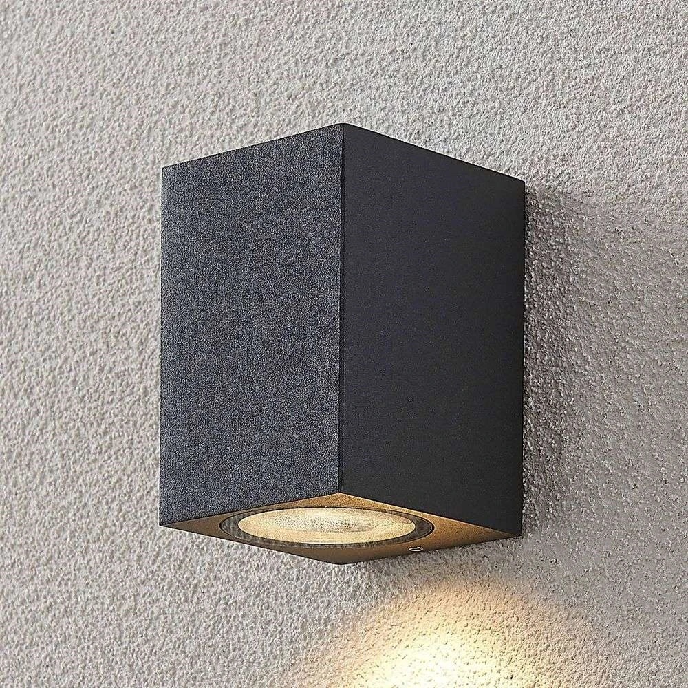 Lavina Down Aplique Pared Exterior Dark Grey - Lucande - Imagen 5