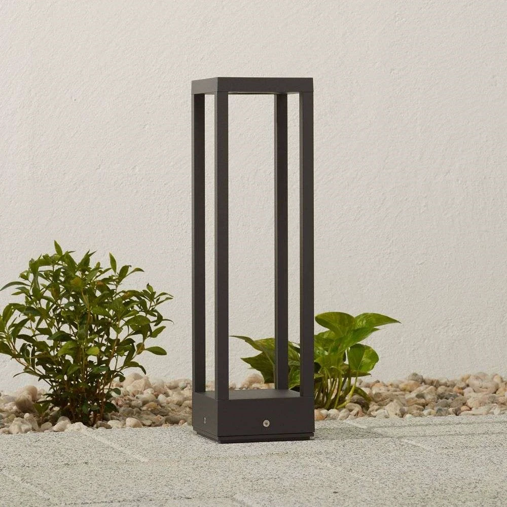 Carlota Lámpara Para Jardín H50 Dark Grey - Lucande - Imagen 2