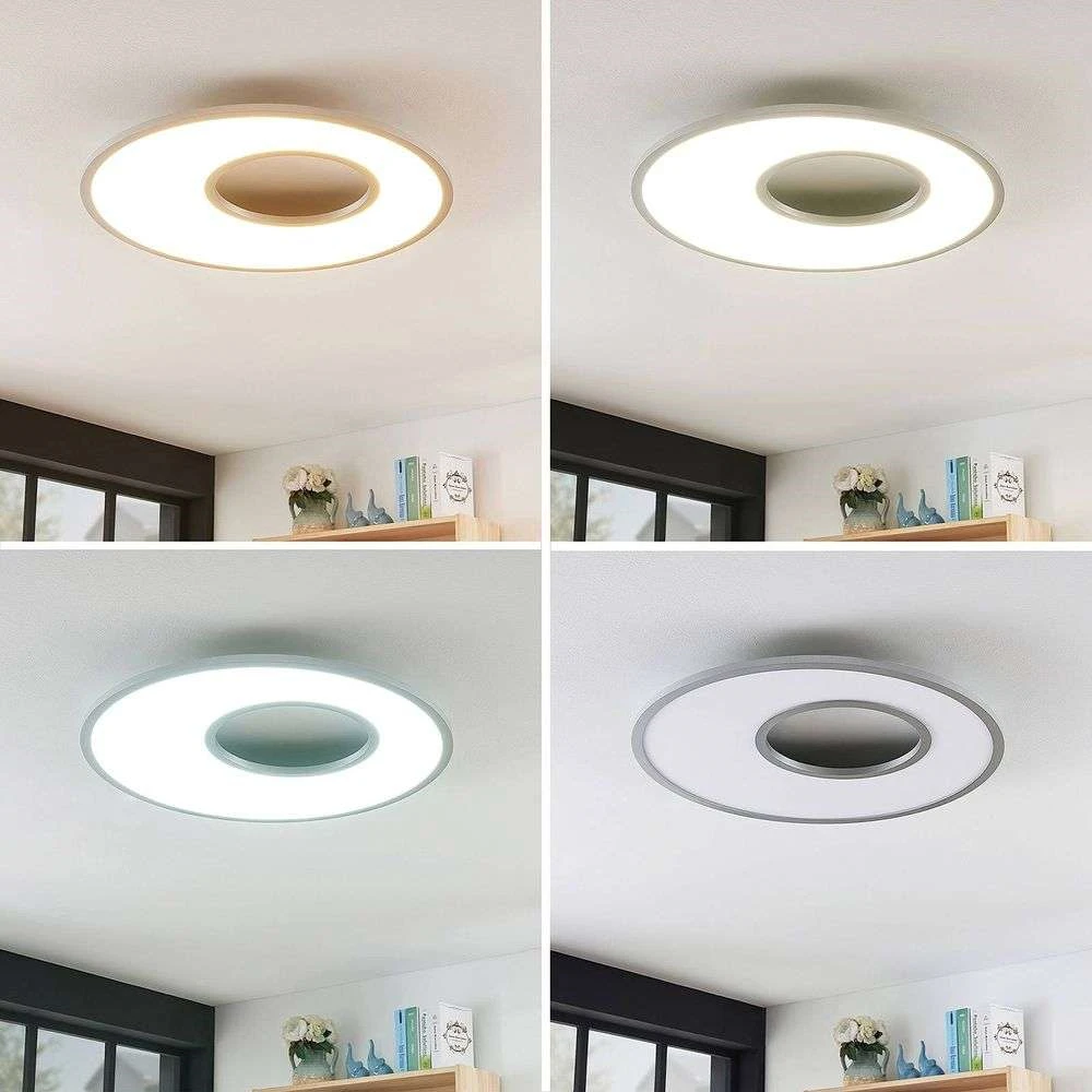 Durun Lámpara De Techo Ø60 White/Silver - Lucande - Imagen 3