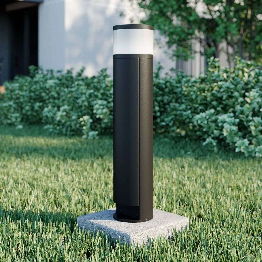 Corban LED Cover Up Lámpara Para Jardín W/2 Power Strip Graphite - Lucande - Imagen 3