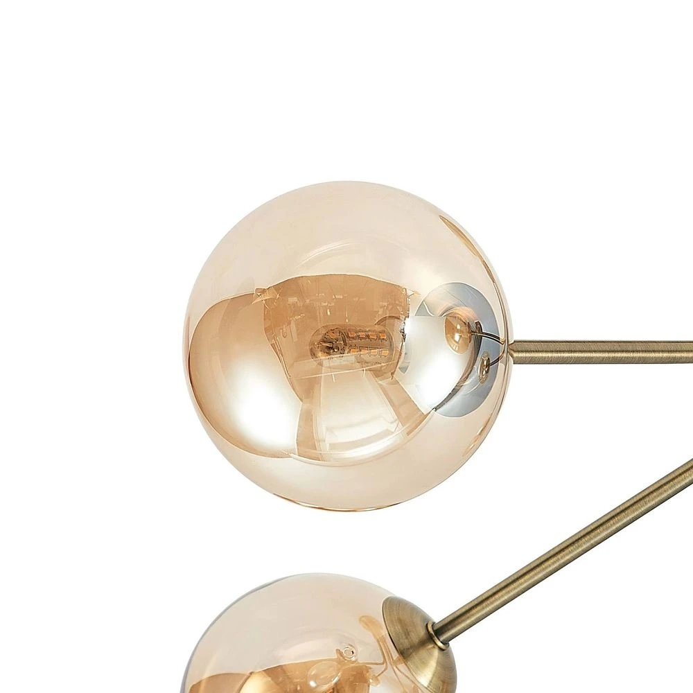 Wynina 5 Lámpara De Techo Brass/Amber - Lucande - Imagen 6