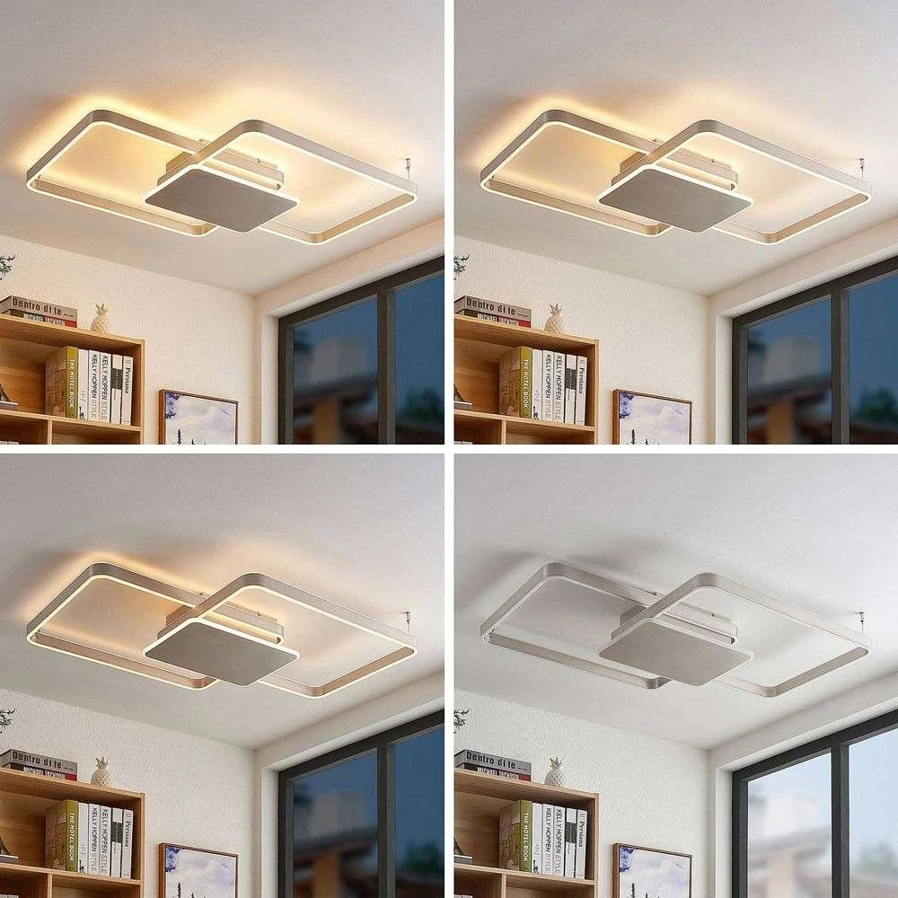 Kadira 102 Lámpara De Techo Nickel - Lucande - Imagen 3