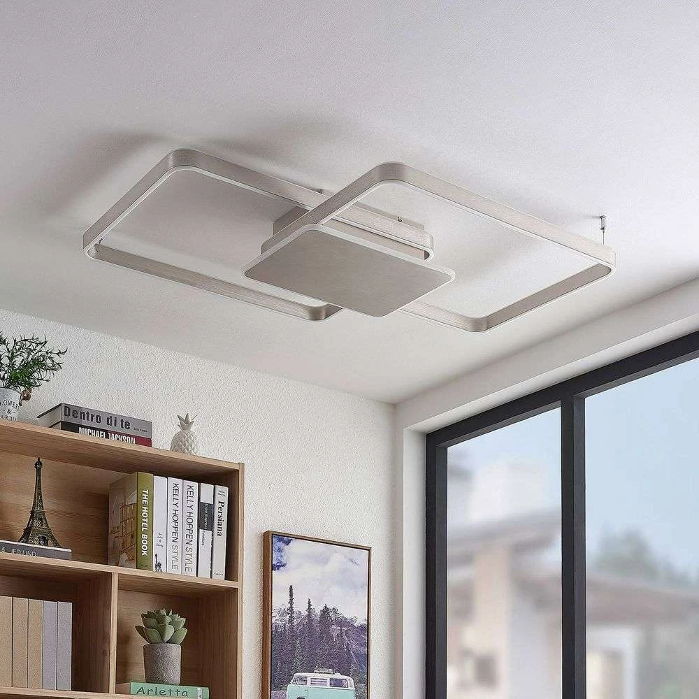 Kadira 102 Lámpara De Techo Nickel - Lucande - Imagen 4