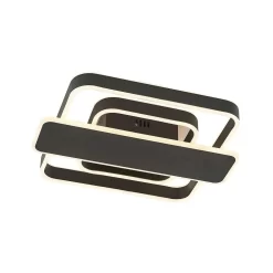 Linetti Square 40 Lámpara De Techo Black - Lucande