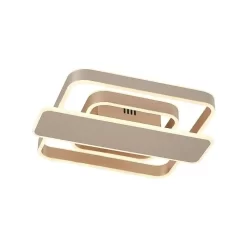 Linetti Square 40 Lámpara De Techo Nickel - Lucande