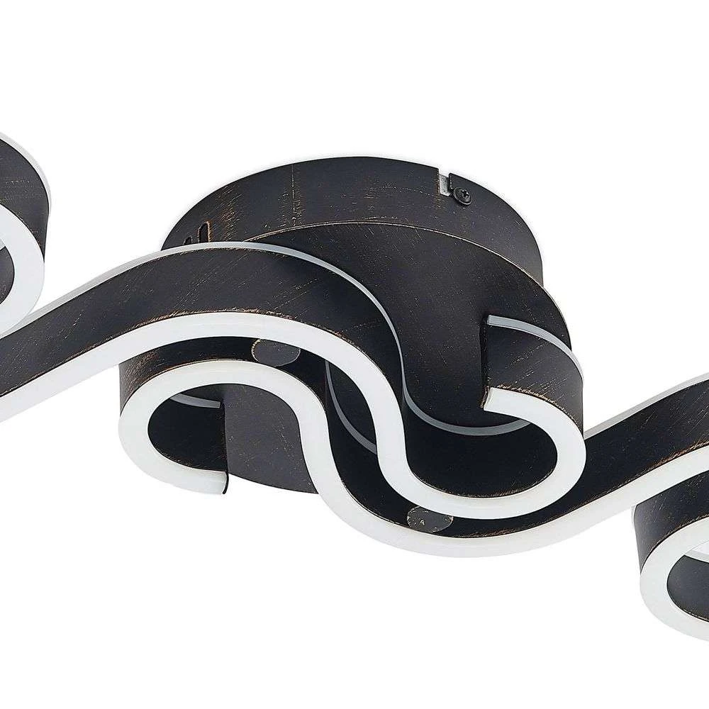 Admira Lámpara De Techo L51,7 Black/Gold - Lucande - Imagen 6