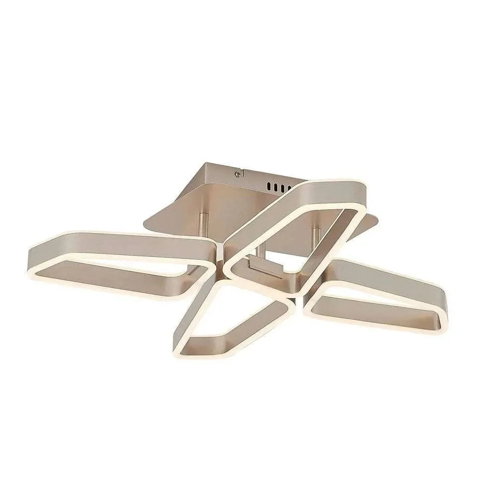 Quinn 4 Lámpara De Techo Nickel - Lucande