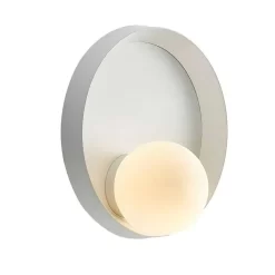 Andelina Aplique De Pared White/Opal - Lucande
