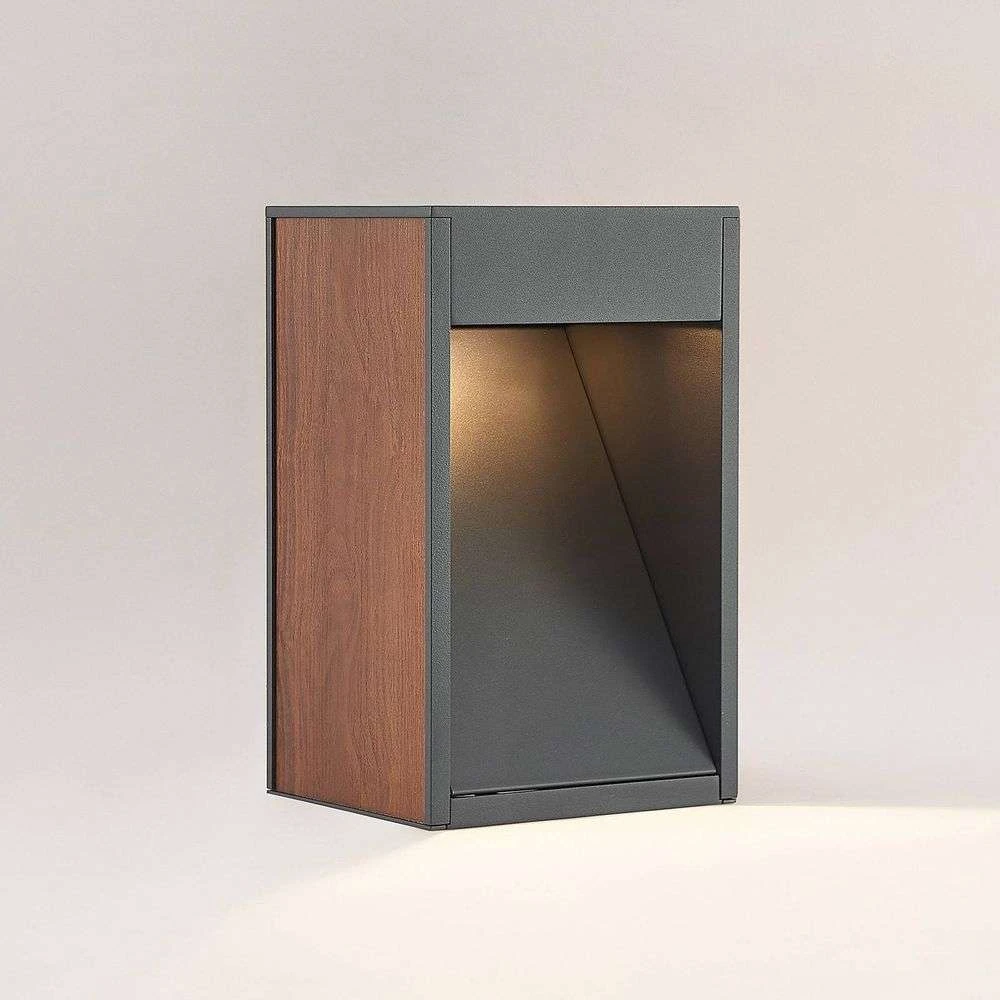 Ansala Aplique Exterior H30 Wood - Lucande - Imagen 4