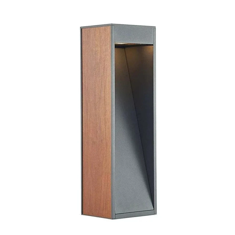 Ansala Aplique Exterior H60 Wood - Lucande