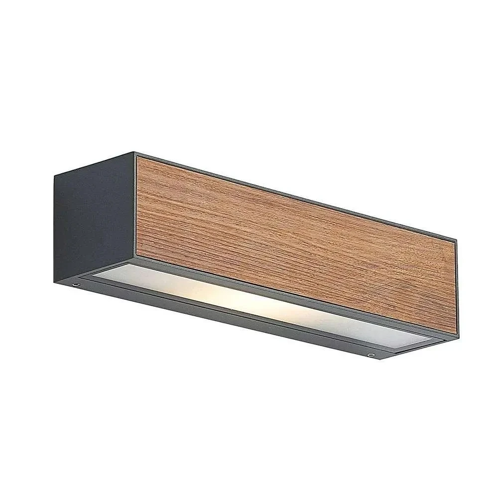 Lengo Down Aplique Exterior L25 Wood - Lucande