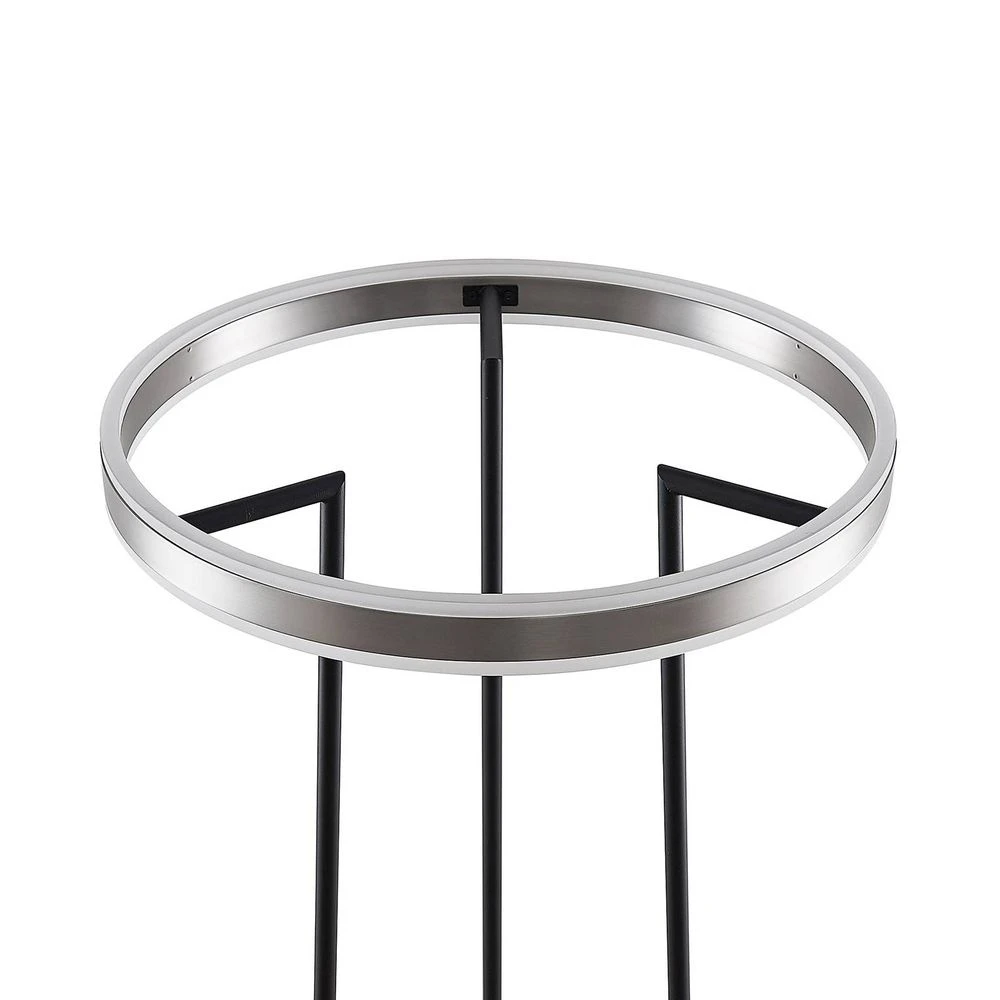 Seppe LED Lámpara De Pie Nickel - Lucande - Imagen 4