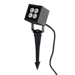 Charlie Exterior Spot W/Spike Graphite - Lucande